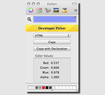 Developer Color Picker